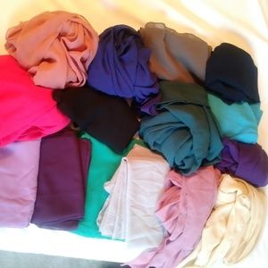 Chiffon Hijabs / Scarves - Choose 3 Colors